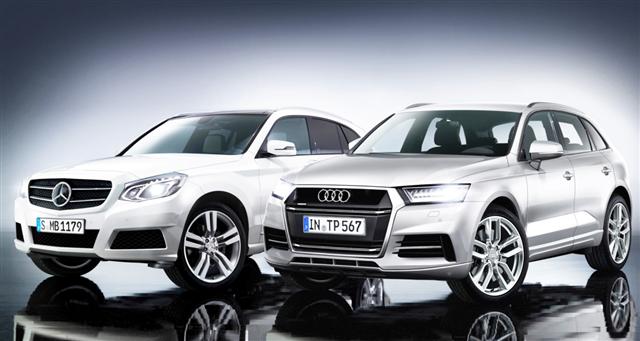 mercedes glk audi q5