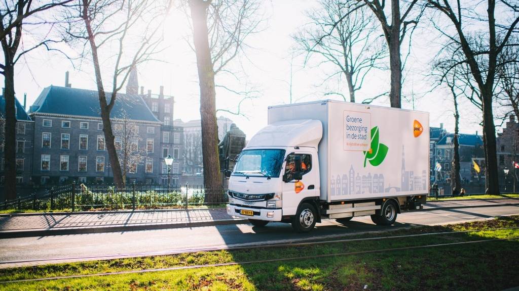 Fuso eCanter PostNL електрични камиони пошта Холандија