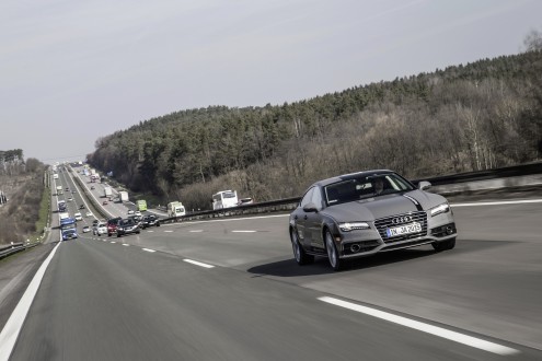Audi A7 на делницата од автопатот А9 наменета за тестирање нови технологии