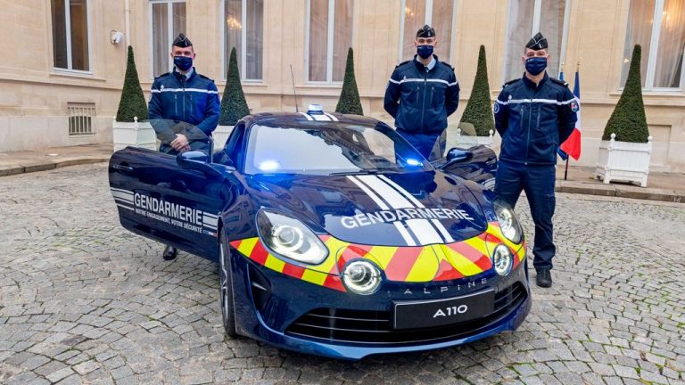 Alpine A110 за француската полиција
