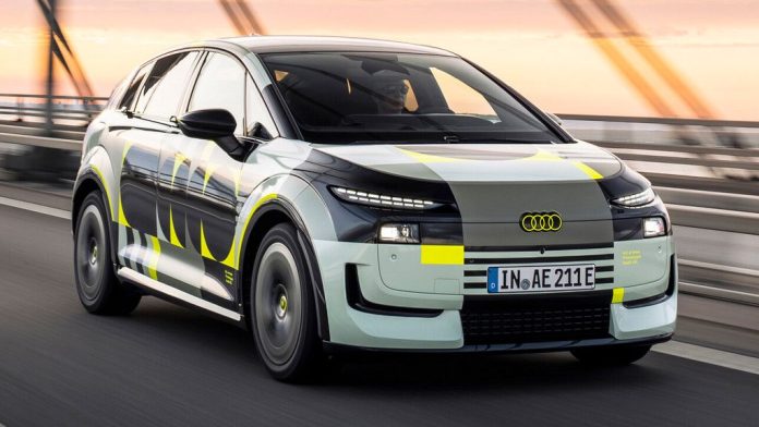 Audi A2 E-tron maskiran