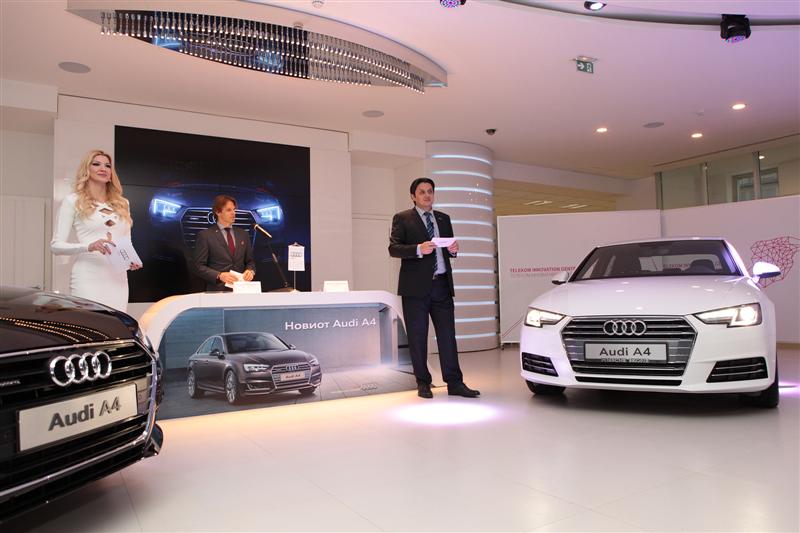 Винко Марашевиќ, бренд менаџер на Audi: “Денес славиме 10 успешни години. Наша главна цел и најпосакуван резултат се задоволните клиенти. Затоа, 10-те години успех ги одбележуваме со најуспешниот модел на Audi, А4, кој во изминативе две децении е продаден во повеќе од 6 милиони примероци”