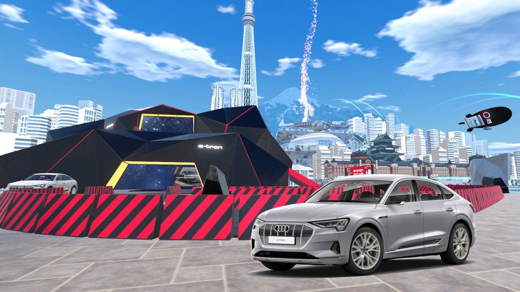 Audi e-tron Sportback го освојува виртуелниот свет