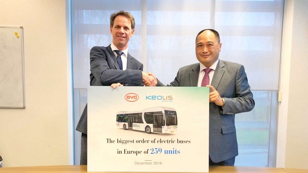 Холандија нарача 259 електрични автобуси од кинескиот BYD