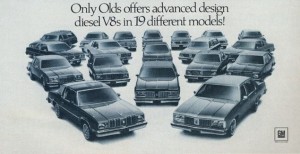 Oldsmobile беше горд на својот „напреден“ дизел и го вградуваше во дури 19 модели