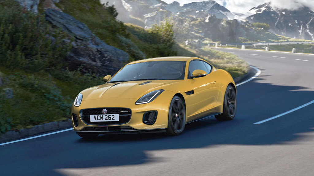 jaguar f-type yellow