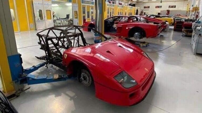 Ferrari F40 што гореше во Монако ќе се реставрира