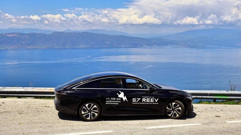 Forthing S7 REEV · Најбензинскиот електричен автомобил на пат од 750 км низ Македонија