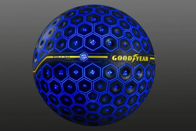 Goodyear со гума што мисли, чуствува, се менува – и топчеста е