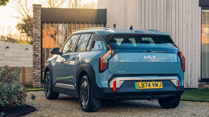 Kia EV3 гаража