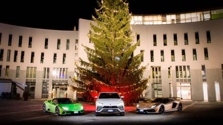 Десет модели на Lamborghini на божикна тура по Доломитите