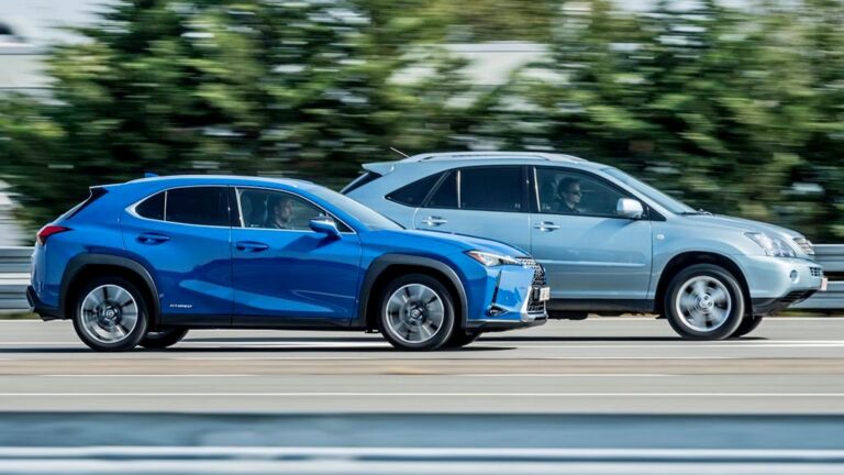 Lexus UX 250h i Lexus RX 400h sporedba