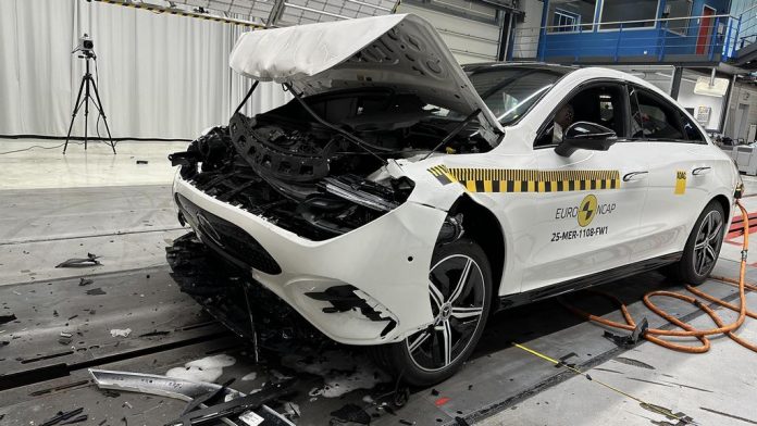 Mercedes Benz CLA Euro NCAP 2025 najdobar