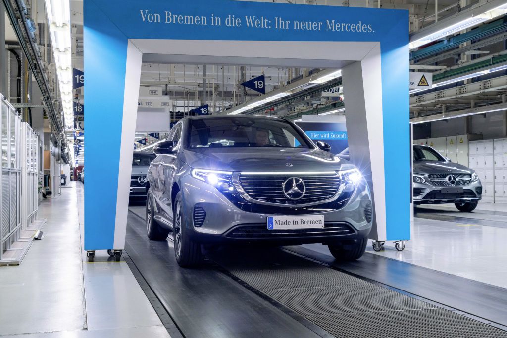 Mercedes EQC 400 4matic старт производство