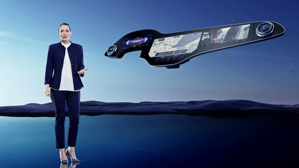 Mercedes EQS MBUX Hyperscreen