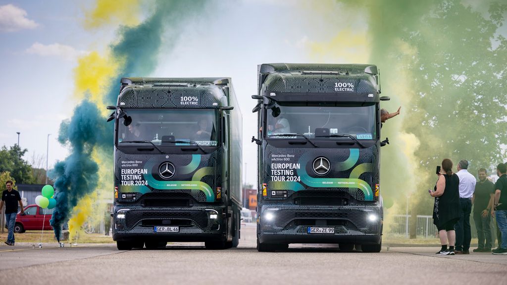 Mercedes eActros 600 tura evropa