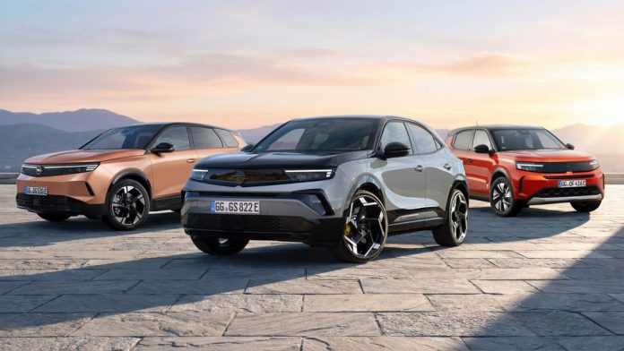 Opel Grandland Electric Opel Mokka GSE Opel Frontera Electric