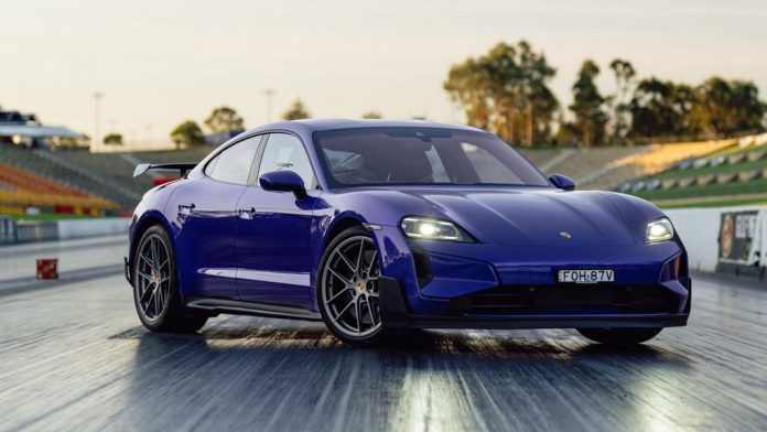 Porsche Taycan na trkacka pateka Avstralija