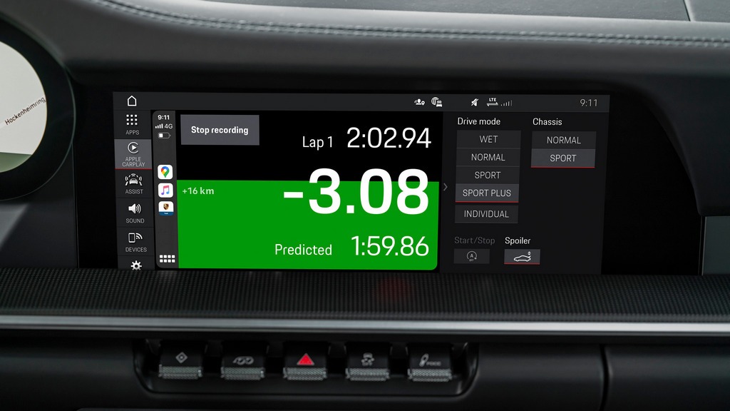Porsche Track Precision App Мобилна апликација како дигитален тренер на Porsche