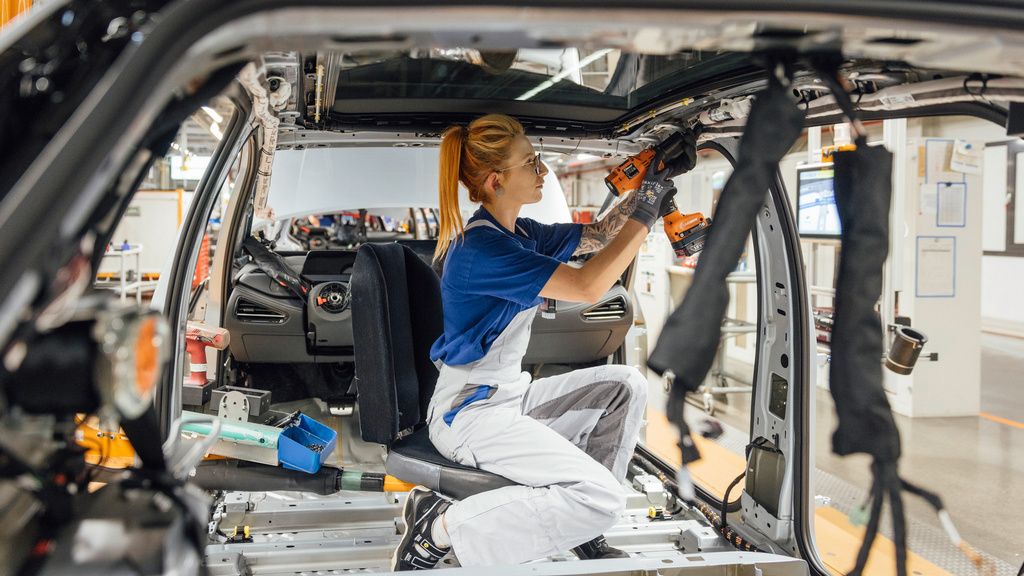 Proizvodstvo vo fabrika na Volkswagen