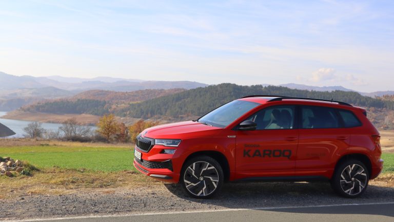 Тест · Skoda Karoq 2.0 TDI Sportline · Како ловен трофеј, за в гаража место на ѕид