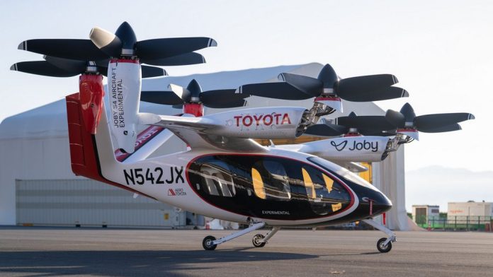 Toyota Joby Aviation sorabotka