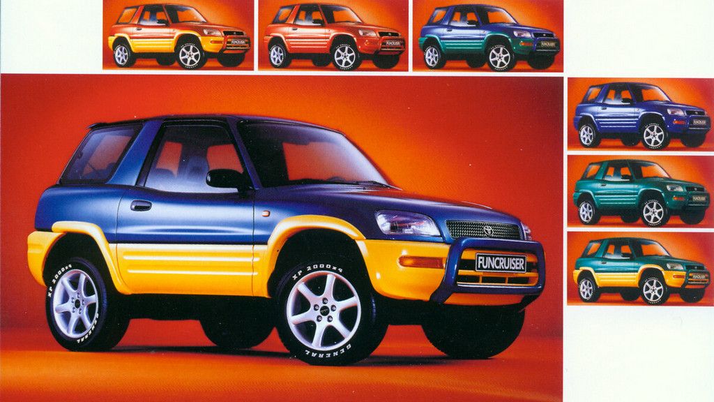 Toyota RAV4 Funcruiser Така изгледаа немирните години на Toyota RAV4