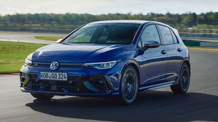 Volkswagen Golf R trkacka pateka