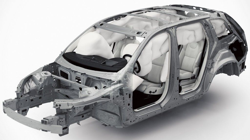 Volvo_XC90_airbags Како Volvo направи неговите автомобили да бидат унисекс-безбедни
