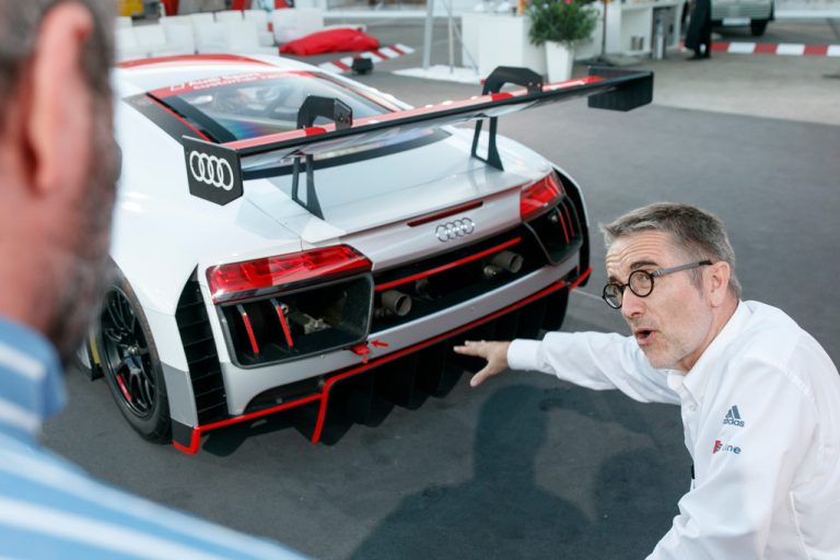 Хајнц Холервегер открива детали за Audi R8 LMS: Помалку отпор, повеќе потисок