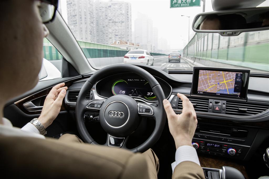 audi a7 piloted driving shanghai 520150530