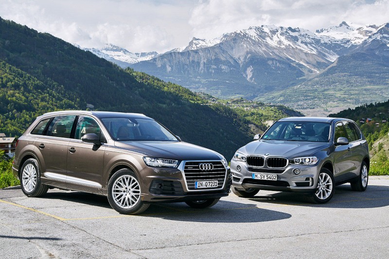 audi q7 bmw x5 sporedba 1