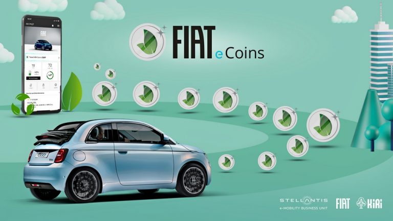 Со возење електричен Fiat се заработуваат e.Coins