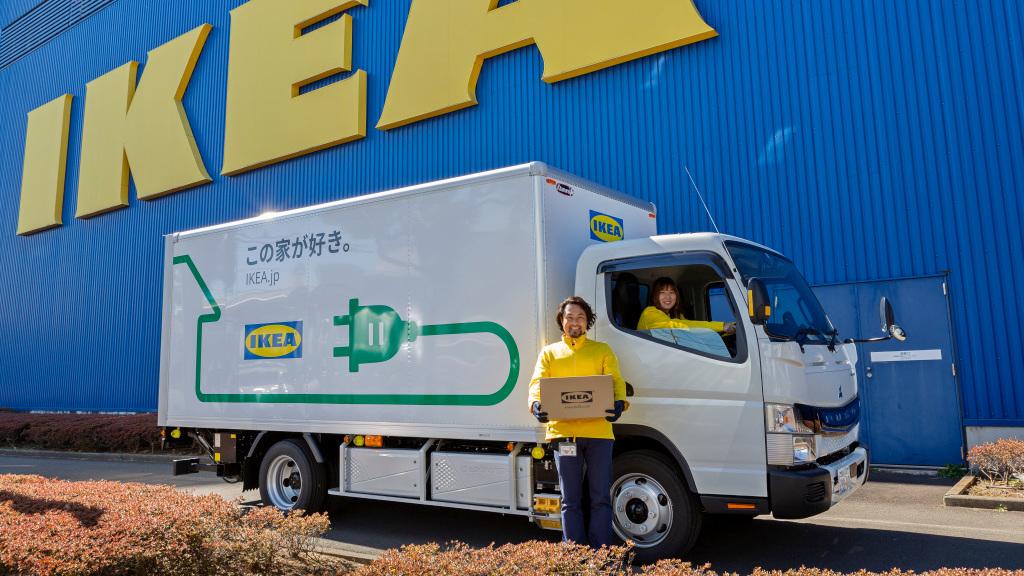 fuso ecanter ikea japonija електрични камиони
