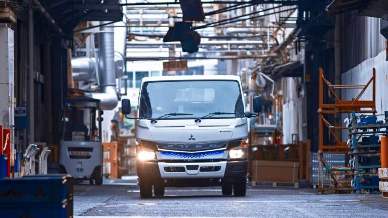 fuso ecanter електричен камион