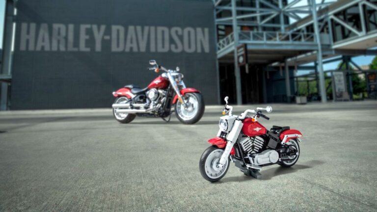 harley davidson fatboy lego