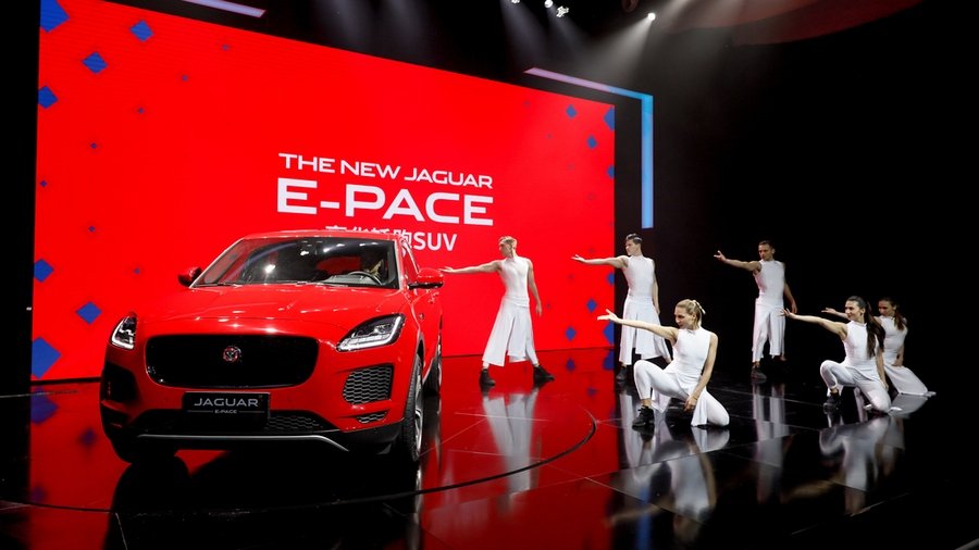 jaguar e-pace premiera jaguar land rover premiera e-pacer