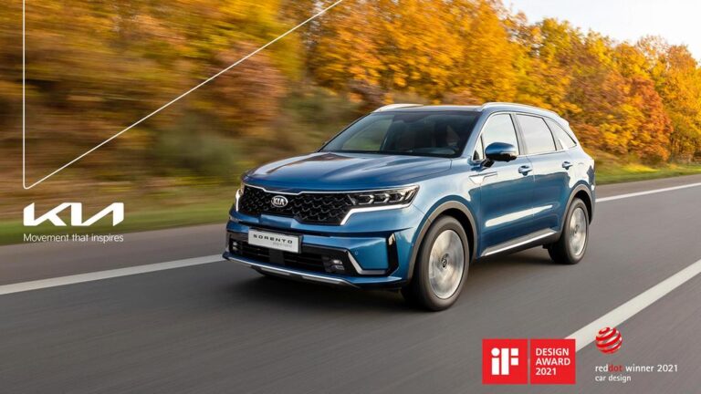 Новиот Sorento ѝ ја донесе 47-та победа за дизајн на Kia