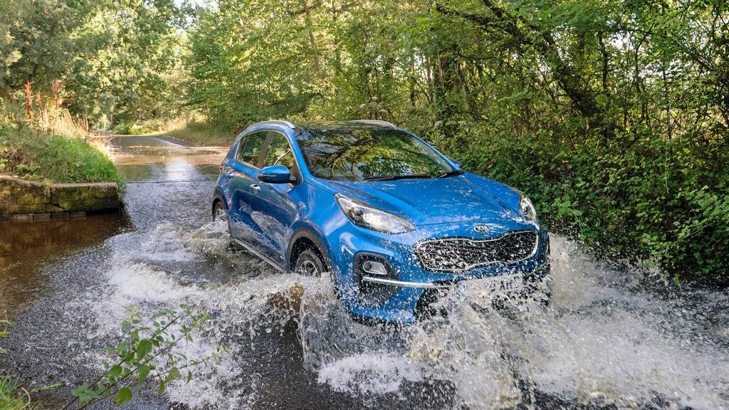 kia sportage возење во вода