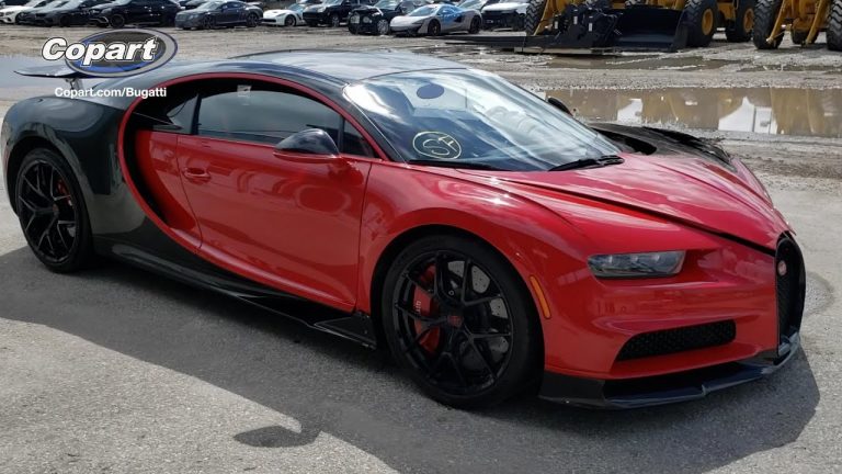 Bugatti Chiron за 350.000 долари, малку изгорен