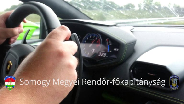 Унгарската полиција објави видео од хоророт со 336 km/h