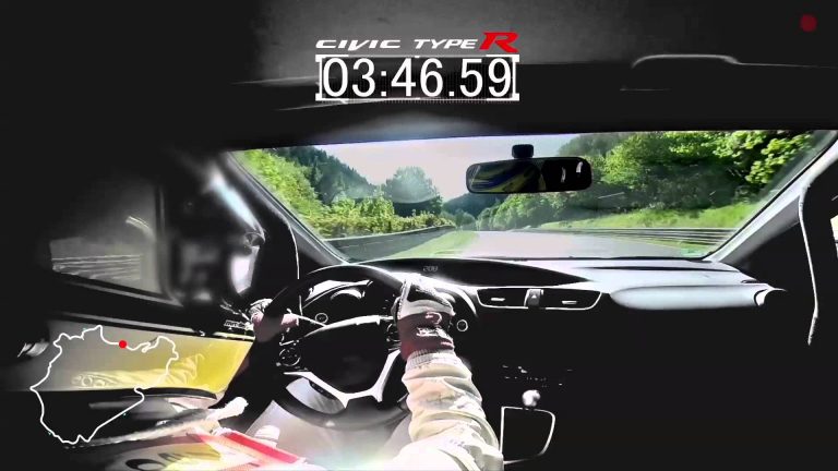 Вака изгледа рекордниот круг на Honda Civic Type R на Нирбургринг