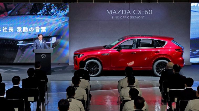Mazda стартуваше со производство на CX-60, прв со приклучен хибриден погон