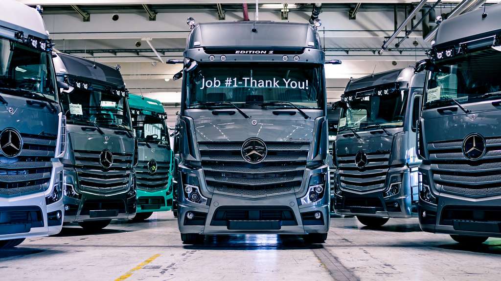 Mercedes Actros е ѕвезда на автопатот: Специјална серија од 400 примероци