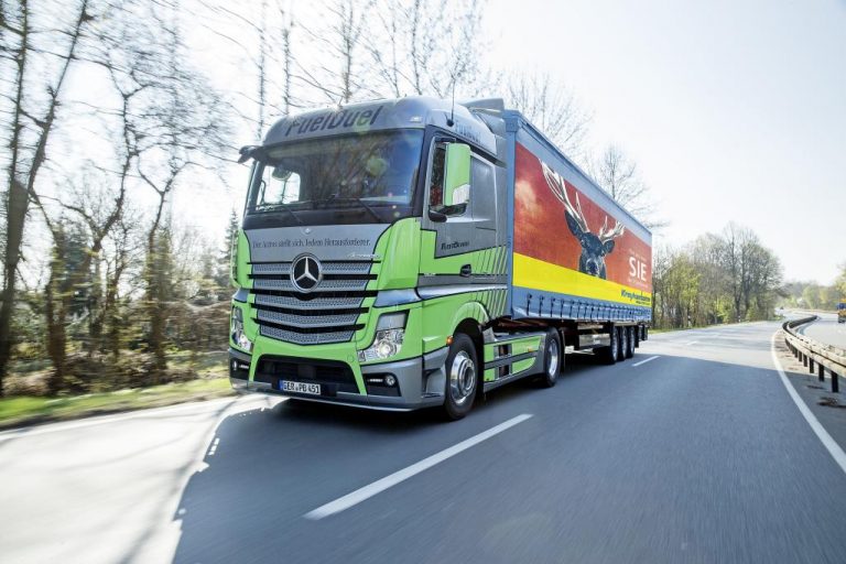 Петмилионски тест на Mercedes Actros: 10 % помалку гориво од конкурентите