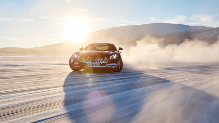 mercedes-amg zimski trening