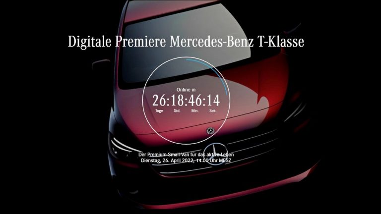Mercedes-Benz најавува премиера за Т-Class на 26-ти април