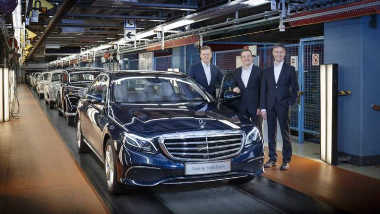 Произведен првиот примерок од новата класа Е на Mercedes