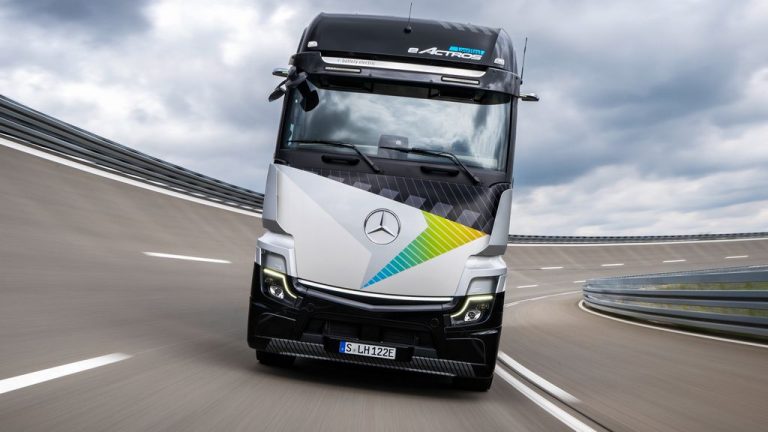 Новиот електричен Actros со досег од преку 500 километри