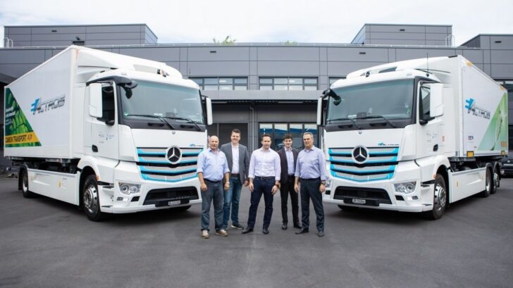 Mercedes eActros Швајцарија